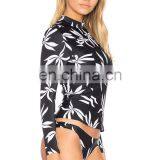 Low Moq Custom Sublimation Fashion Upf 50+ Women Long Sleeve Rash Guard thumbnail-2