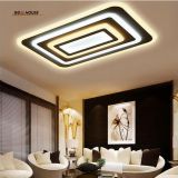 Modern LED Chandelier Lights Lamp 24w-72w dinning room/bedroom Acrylic+Metal Dimmable Pandent Hanging Chandeliers 220v