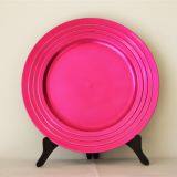 Plastic Charger Plate,christmas Decoration Plate Charger Plate Made in China YF-60069 thumbnail-2