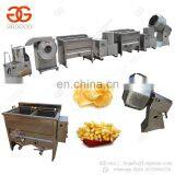 Commercial Semi Automatic Potato Finger Crisp Production Line Making Frozen French Fries Processing Plant To Make Potato Chips thumbnail-2