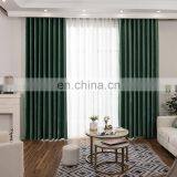 Hot Sale Plain Solid Classic Simple Luxury Style Soft Silky Window Velvet Curtains For Living Room Bedroom thumbnail-2