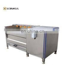 Fully Automatic Electric Brush Roller Washing Machine for Sweet Potato Taro Ginger Carrot Cassava Peeling Machine Price thumbnail-3