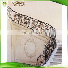 Modern Decorative Wrought Iron Interior Indoor Stair Railings Designs thumbnail-5