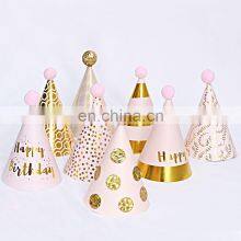 Wholesale Birthday Hat Ball Decor Happy Birthday Party Supplies Trendy Adult's Paper Hat thumbnail-3