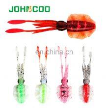 JOHNCOO Fishing Soft Lure 15.5cm 14.7g Squid Jig Fishing Lures For Sea Fishing Wobbler Bait Octopus Calamar Soft Bait thumbnail-1