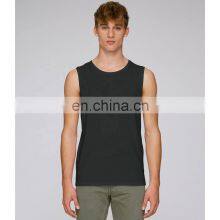 Men Tanktops Sleeveless Sports Logo Custom Tank Top Men Gym Print Travel Vest Gym Tank Top thumbnail-4