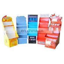 Supermarket Promotional Corrugated Cardboard Displayed Stand Rack Supermarket Counter Floorboard Carton Paper Advertising Stand thumbnail-2