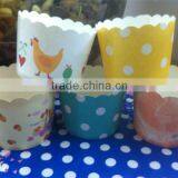 China Factory Middle Star Paper Cake Cup