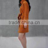 2016 Made in China Hot Sale Wool Women's Coat Wholesale Price Keep Warm Ladies Long Coat Design thumbnail-4