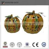 Fashion LED Halloween Ceramic Decorative Pumpkin Light thumbnail-1