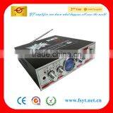 Hifi Stereo Mini Two Way Radio Amplifier YT-328A Support Mp3 Micro SD USB TF Card With Remote Control