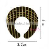 Hot Wholesale Golden Cureved C Nail Forms for Nail Extention thumbnail-2