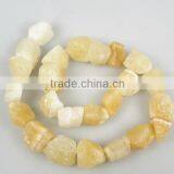 Wholesale Soft Yellow Jade Rough Stone in Loose Gemstone