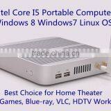 Win 8 Computer With Tiny Size Intel Core i5 CPU HD4000 Graphics High End PC