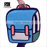 3D Stereoscopic Bag,school Backpack,canvas Backpack School