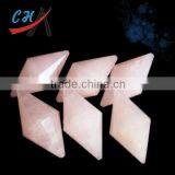 Wholesal Rose Quartz Faceted Pendulum thumbnail-1