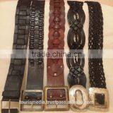 Best handmade moroccan leather belt cow leather