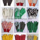 cotton canvas/ damask fabric working gloves