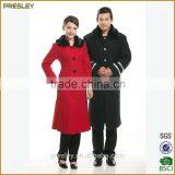 Custom Warm High-end Hotel Winter Security Guard Uniform Etiquette Reception Overcoat thumbnail-1