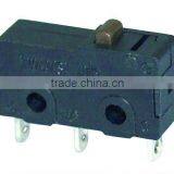 Subminiature Basic Switch, Single Pole Double Throw (SPDT), 250 Vac, 5 A, Pin Plunger Actuator, Solder Termination