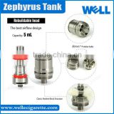 New Arrival In Stock Hot Youde Clearomizer Genuine Top Filling Sub Ohm Tank UD Zephyrus
