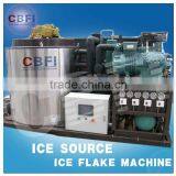 Frozen Food Flake Ice Making Machine Daily Capacity One to Twenty Tons