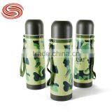 Camouflage Vacuum Bullet Space Cup Stainless Steel the Insulation Cup Kettle Rope Cup 350ML thumbnail-1