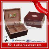 Custom Personalized Cigar Humidor Wholesale With Golden Hinger