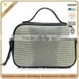 CSS1496-002 2016 Latest Lady Metal Genuine Leather Lizard Grain Embossed Cross Body Purse Mini Handbags thumbnail-6
