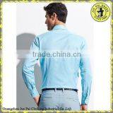Sky Blue Hot Sell Men's Dress Shirt And Pants, Fitted Dress Shirts In Bulk thumbnail-2