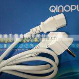 Europe 3pin Power Cord With Connect Plug thumbnail-2