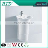 HTD-3004 Chaozhou factory sanitary China supplier sanitary ware Pedestal basin