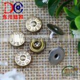 8MM Logo Customized Rivets for Jeans Shirt Rivet and Belt thumbnail-2