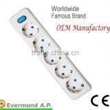 Hot Item 3-6 Ways 16A 220V-240V European Socket With USB thumbnail-1