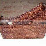 Bamboo- Rattan Bread Basket thumbnail-1
