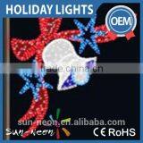 Led 2016 Christmas Led Street Light Motif /2D Led Christmas Bell Motif Light for Outdoor Decor