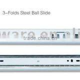 Hot Sale ! ZY:3-Fold Steel Ball Drawer Slide thumbnail-5