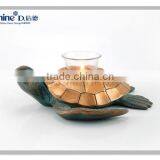 Polyresin Crafts Turtle Shaped Mini Tea Light Candle Holder for Interior Decoration thumbnail-1
