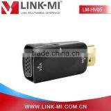 LINK-MI LM-HV05 Mini High Quality HDMI to VGA + Audio Converter