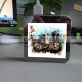 New Can be Customized Aluminum Illuminated LED Logo 6000 Mah Power Bank thumbnail-2