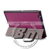 Fashionable Popular Three Folds Ultrathin Stand PU Leather Tablets Cases For Sony Xperia Z4 Tablet Fast Delivery thumbnail-4