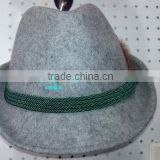 100% wool felt Fedora Hats/Men Hat