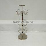 Sand Nickel Revolving Shoe Rack for 18 Pairs Shoes thumbnail-2