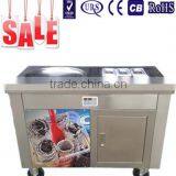 Factory Supply Fried Ice Cream Roll Machine Wtih Cheap Price Shipping to Seaport