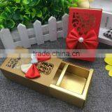 High Quality Wedding Party Favor Boxes Gold Wedding Favour Boxes thumbnail-2
