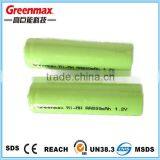 1.2v 1000mah Aa Nimh Battery With MSDS