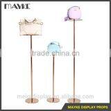Decorative Stainless Steel Display Stand/ Display Stool/Electroplating Glossy Steel Display Stand thumbnail-4
