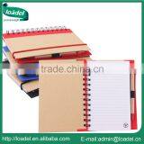 Cheap Bulk Kraft Notebook,recycled Kraft Paper Notebook With Pen thumbnail-1