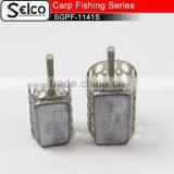 SGPF-1141S (27mm*32mm) Plastic Lead Weights Carp Fishing Cage Feeder thumbnail-4