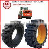 Bobcat Solid Skid Steer Tires 12x16.5 12-16.5 Rim With Good Quality thumbnail-1